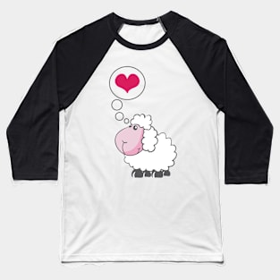 Valentine's Day - Sheep in love Baseball T-Shirt